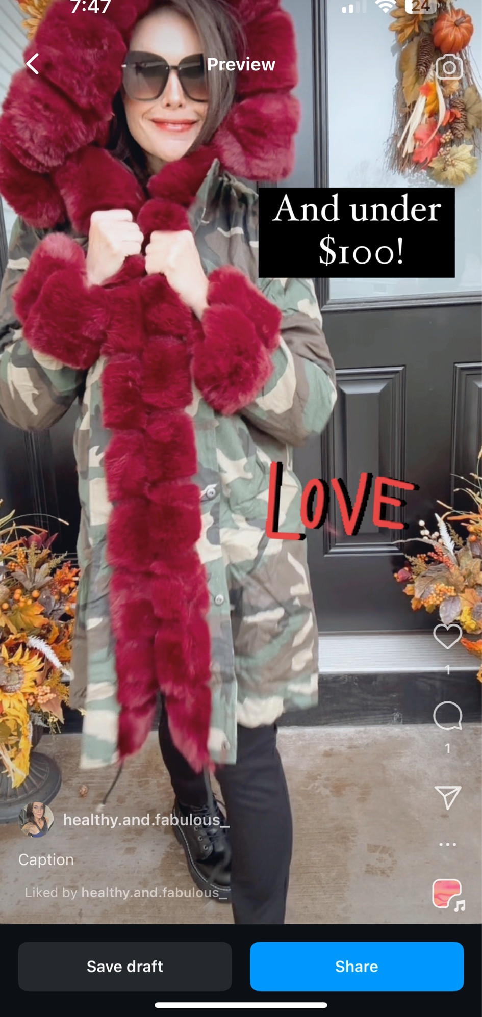 I am obsessed! This is a medium, and it fits perfectly and is so freaking warm. The inside is all for so it’s like wearing a blanket. It was raining when I filmed this in the water didn’t seep into the . I’m gonna get black version of it too.

#LTKOver40 #LTKSeasonal #LTKFindsUnder100