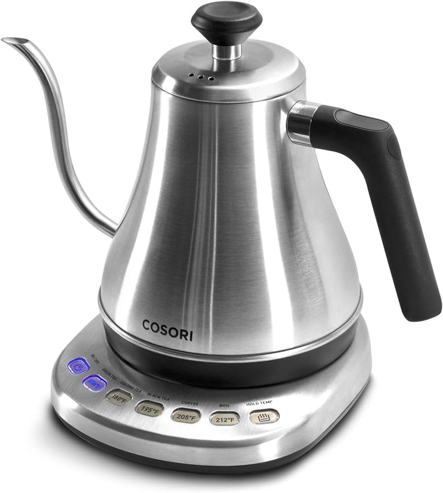 COSORI Electric Gooseneck Kettle with 5 Variable Presets, Pour Over Kettle & Coffee Kettle, 100% ... | Amazon (US)