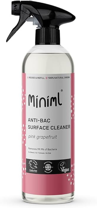 Miniml Eco Antibacterial Surface Cleaner Spray 750ml – Grapefruit Scented Multi-Purpose Disinfe... | Amazon (UK)