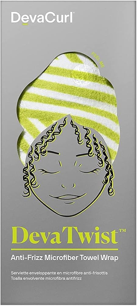 DevaCurl DevaTwist Anti-Frizz Microfiber Towel Wrap, Hands Free Design | Amazon (US)