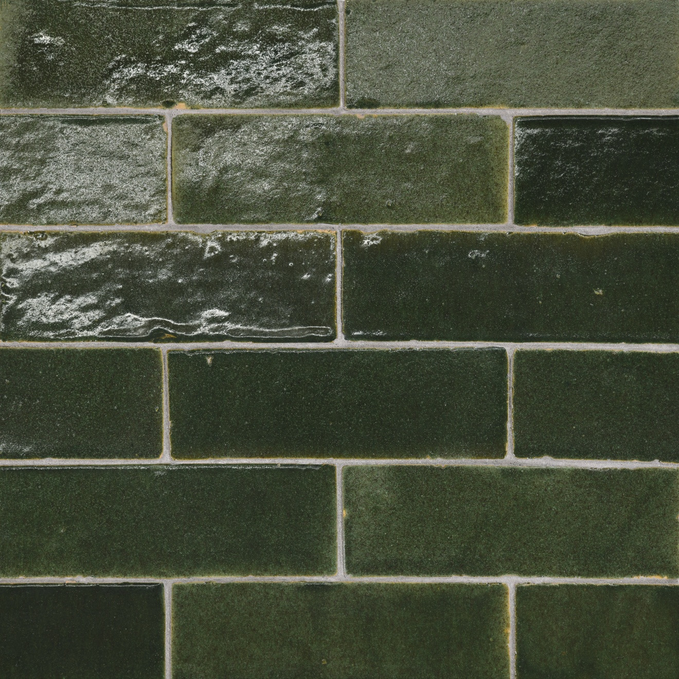 Zagora 2" x 6" Glossy Zellige Field Tile in Vert Mousse | Bedrosians Tile and Stone