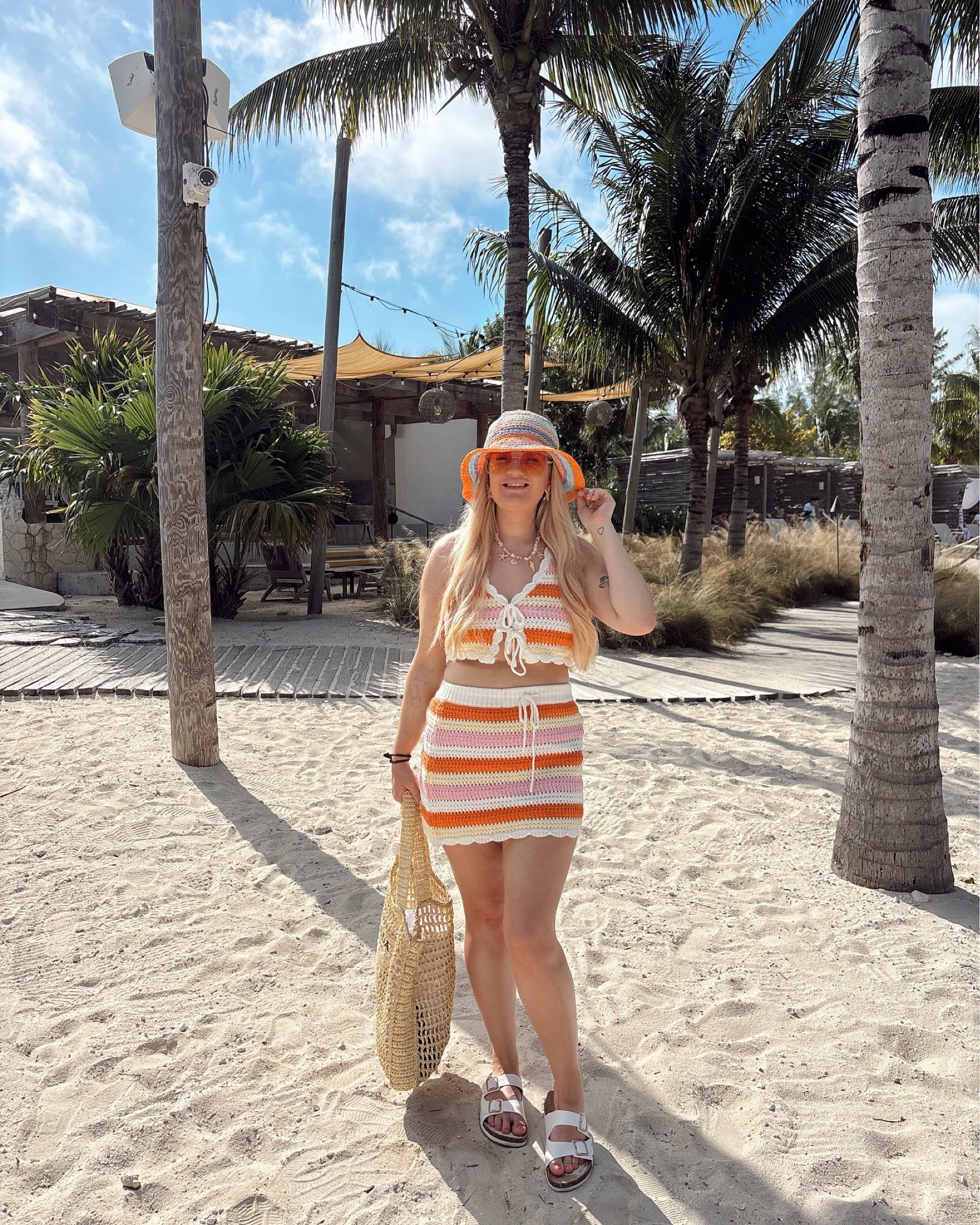 Crochet coord midsize Caribbean outfit 🧡💍   

#LTKmidsize #LTKstyletip