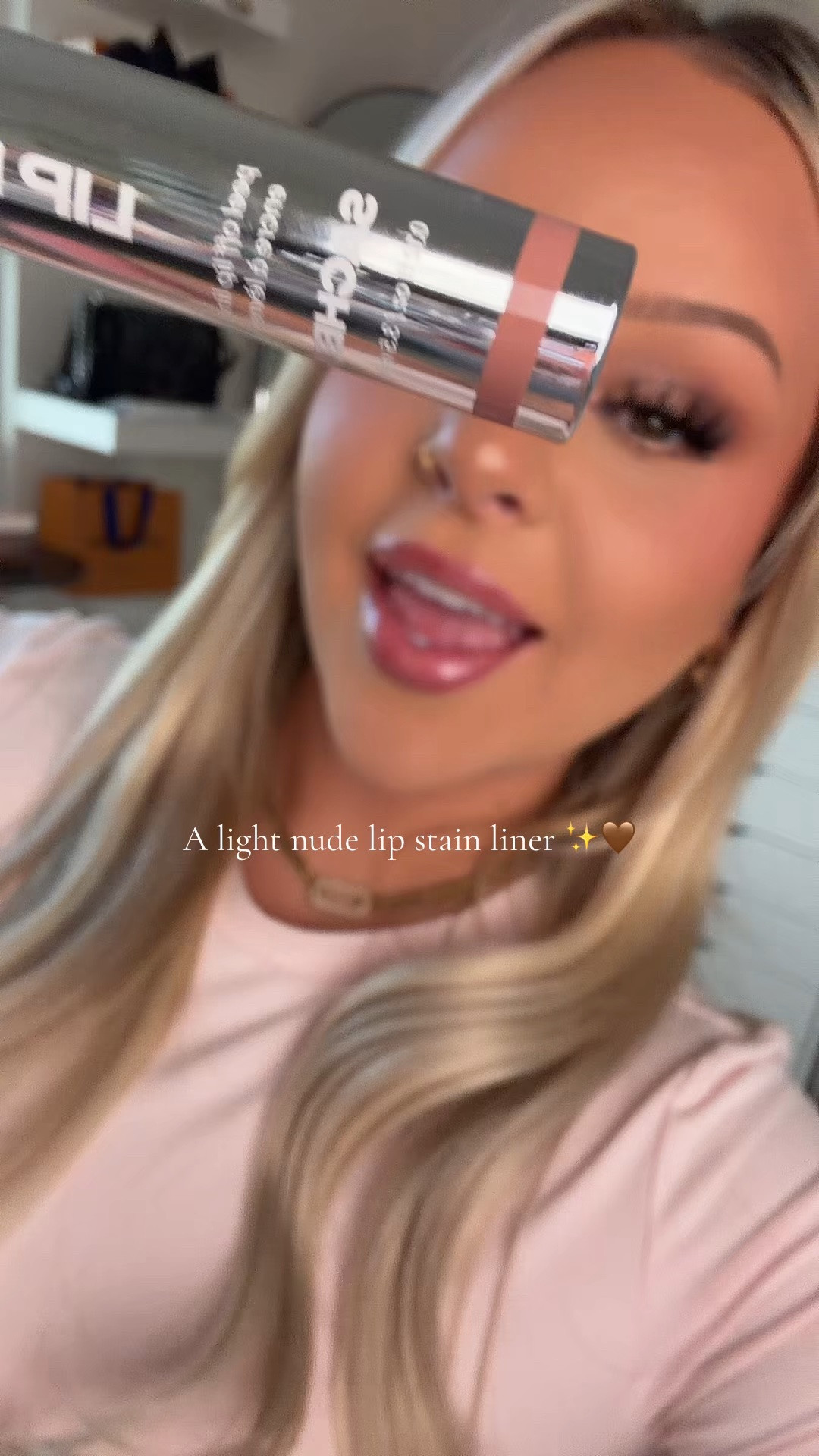The perfect light nude, natural lip liner stain that’s lasts HOURS ✨🥰 you’re welcome! Linked it here for u 🥰