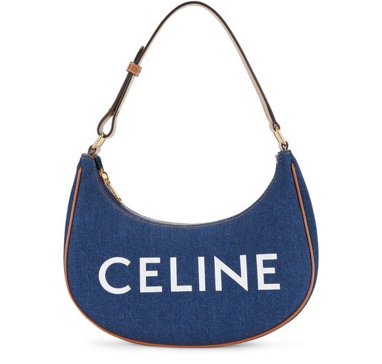 Ava Bag in Denim and Calfskin - CELINE | 24S (APAC/EU)