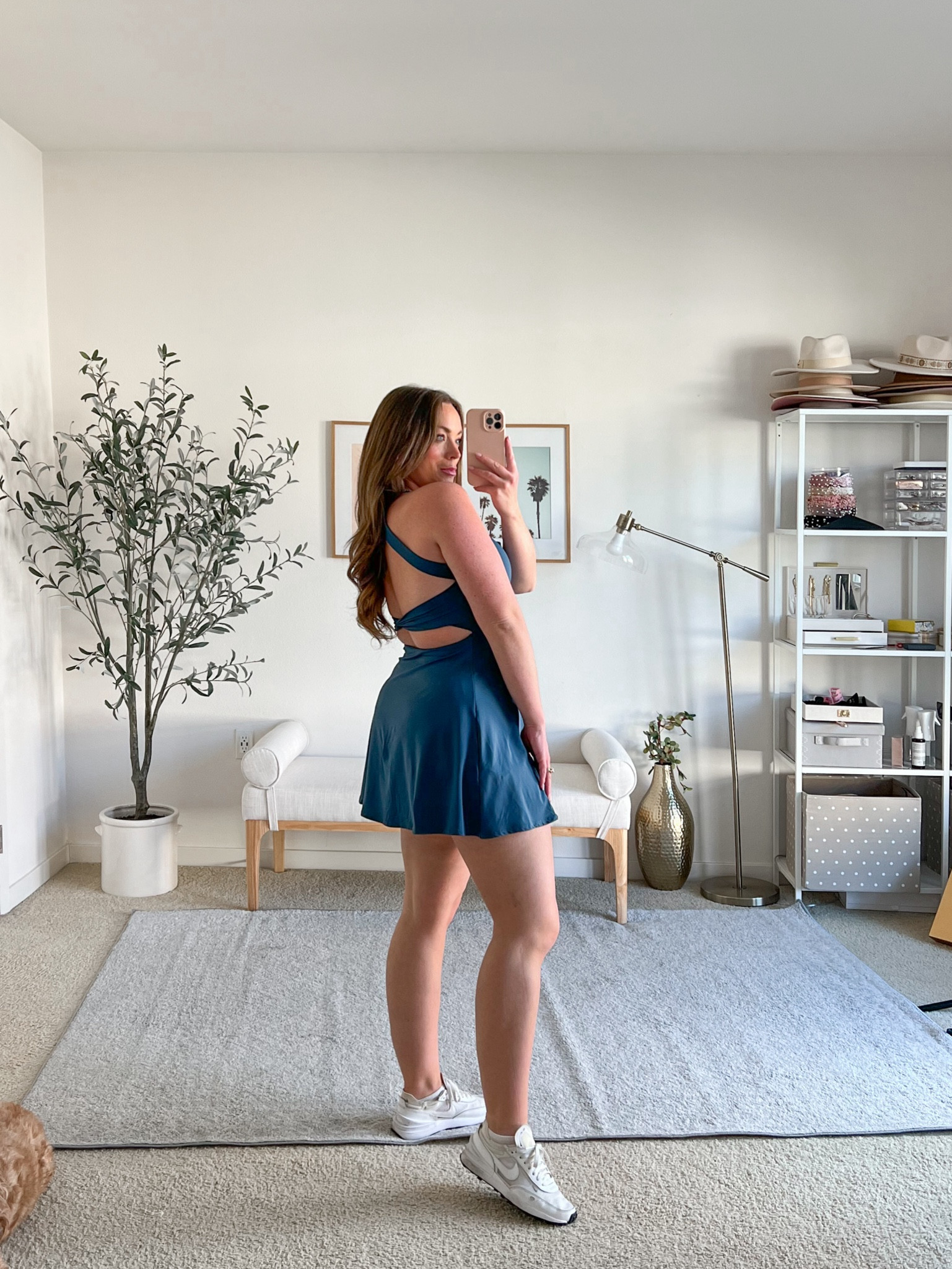 Love this cut out active dress super cute! Wearing a medium but need the longer length for sure! White sneakers are favorites! 


#LTKfitness #LTKmidsize