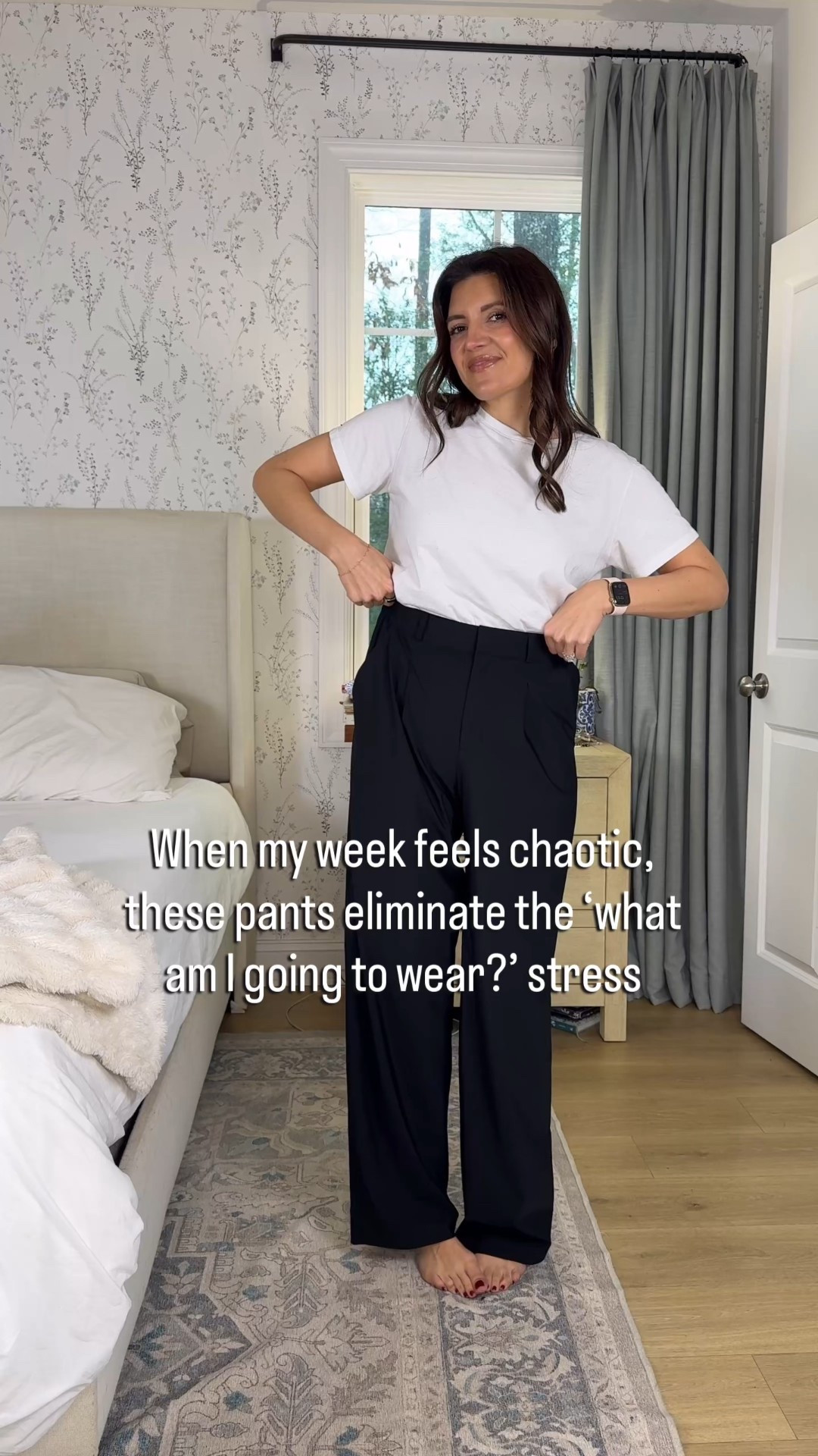 My #1 pant!! These are athletic trouser pants are so versatile and make getting dressed easier. I recommend sizing down if l possible. I’m in a size small tall. Fully stocked and on sale! 

#LTKFindsUnder50 #LTKSaleAlert #LTKOver40