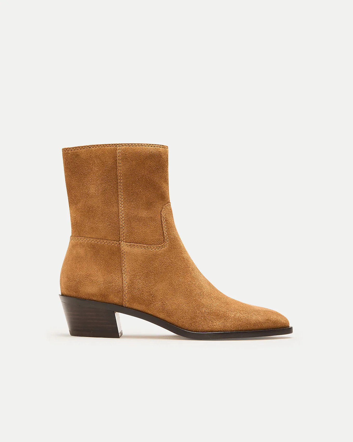 Western ankle boots in suede | J. Crew US