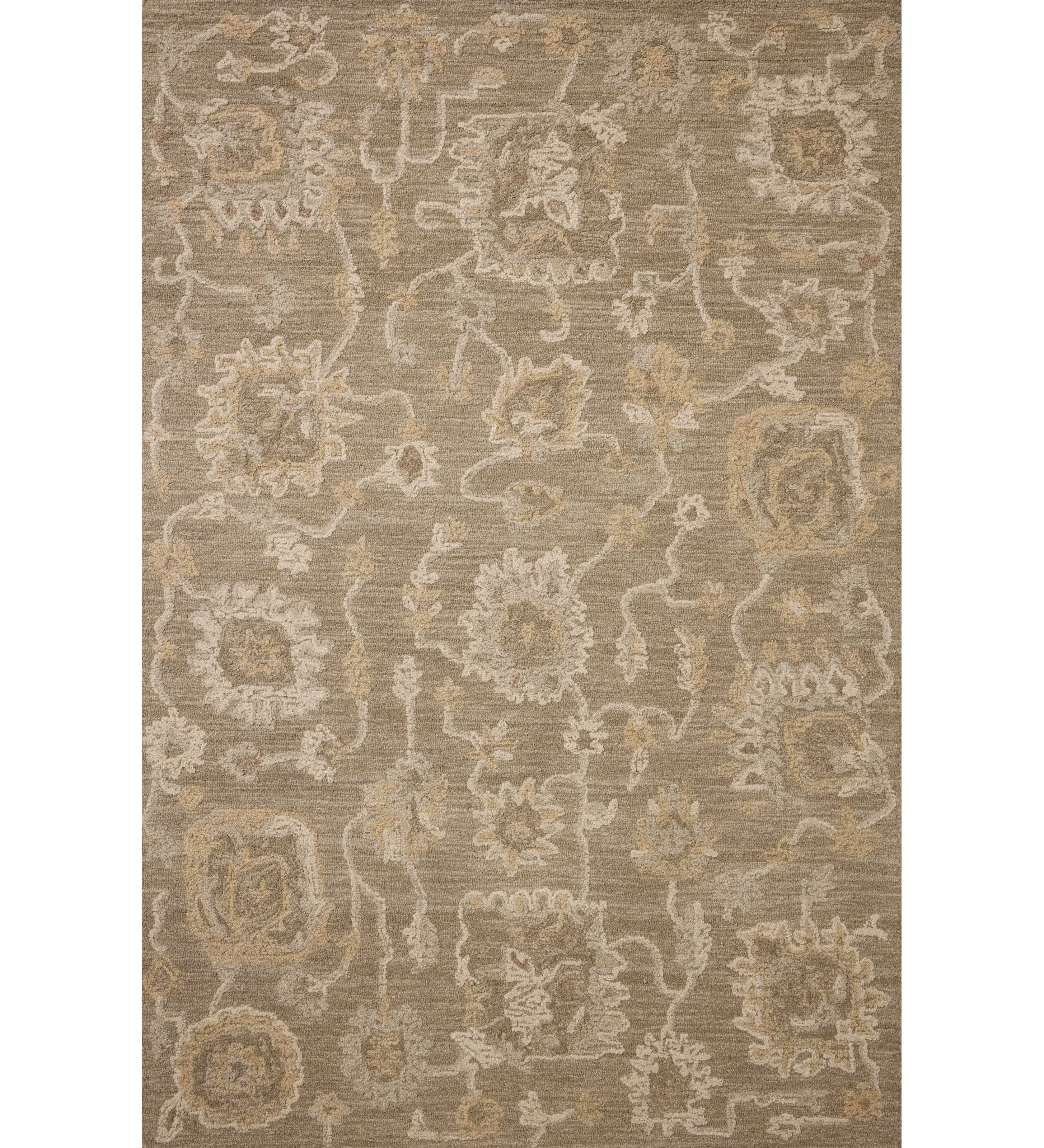 Chris Loves Julia x Loloi Dorothea Oak / Natural Area Rug | Wayfair North America