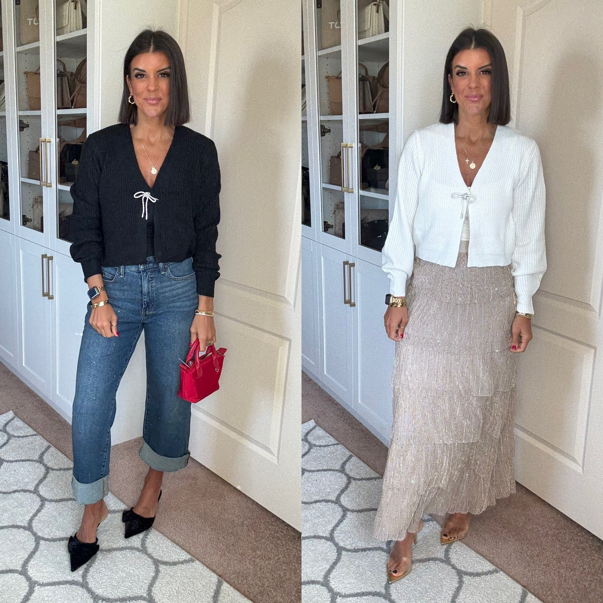 The cutest $14 Walmart sweater! I’m in size small. Size 2 in jeans, size xs in skirt 

#LTKHoliday #LTKSeasonal #LTKGiftGuide