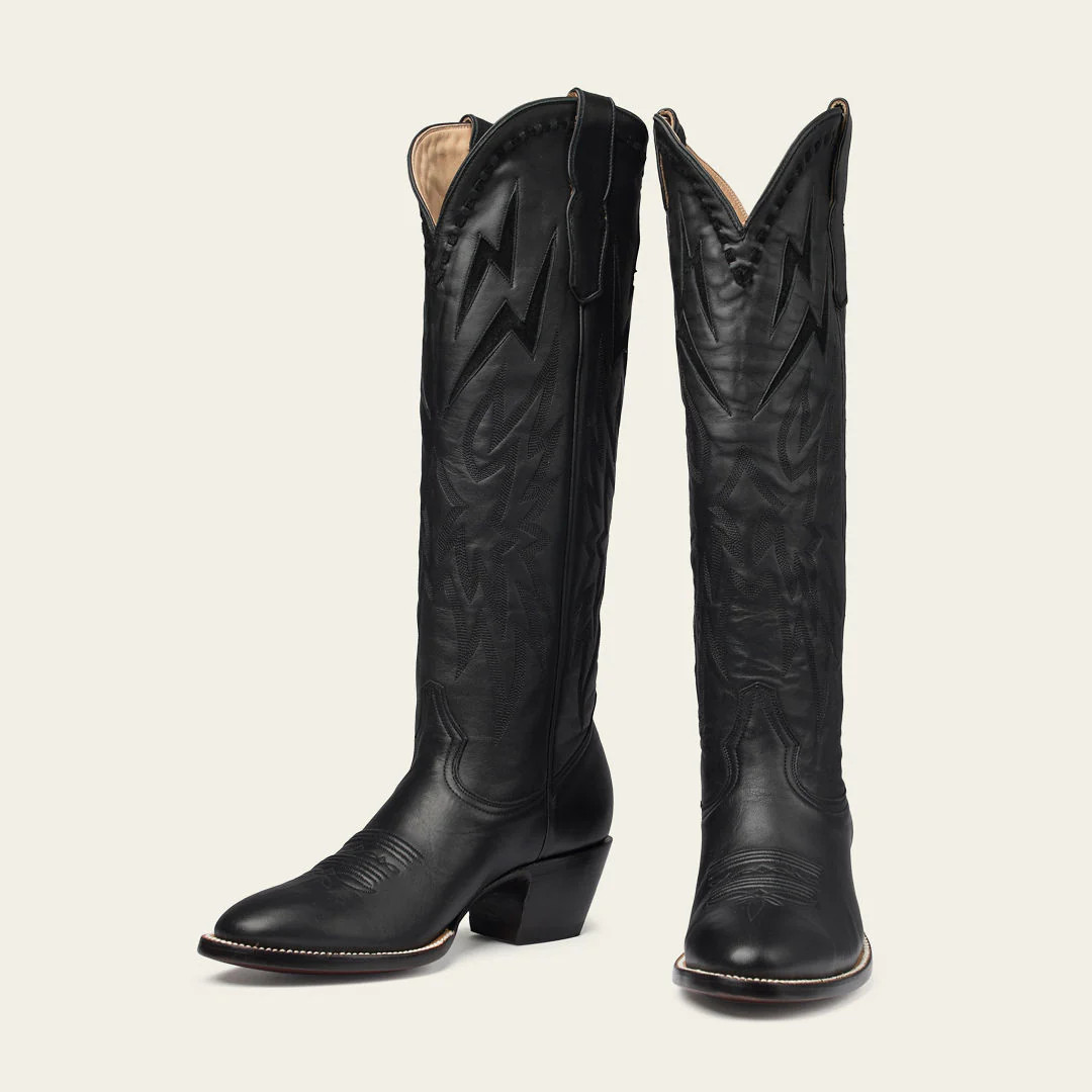 Black Leather Lightning Boot Limited Edition | CITY Boots