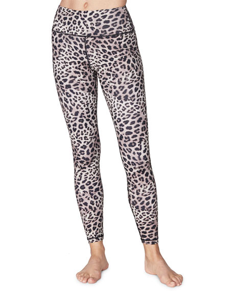 Spiritual Gangster Cheetah Perfect High-Waist Leggings | Neiman Marcus