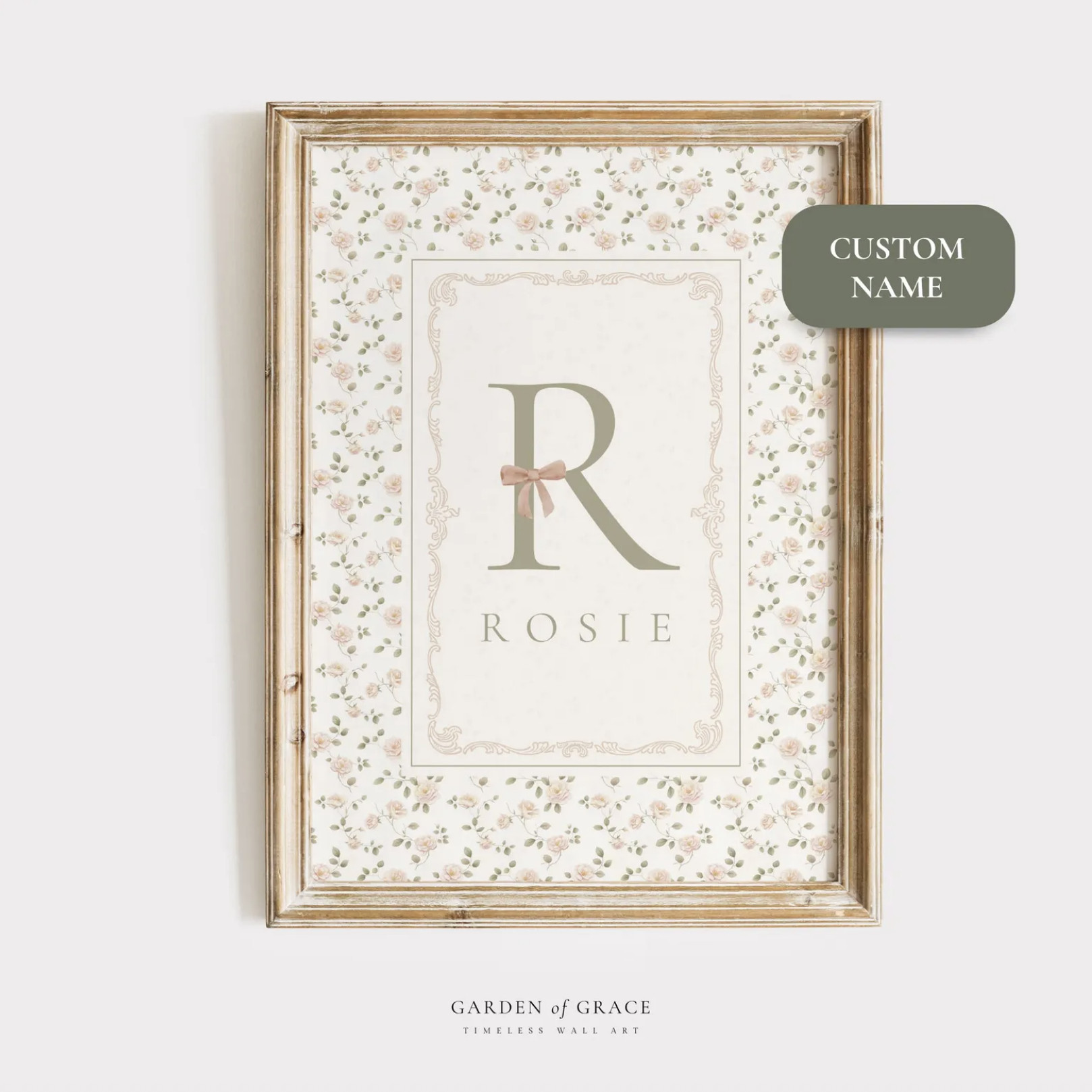 Personalized nursery wall art • custom name print • works above crib or dresser • perfect for baby announcements, nursery decor + baby shower gifts 🤍 

 #LTKHome #LTKBaby #LTKBump