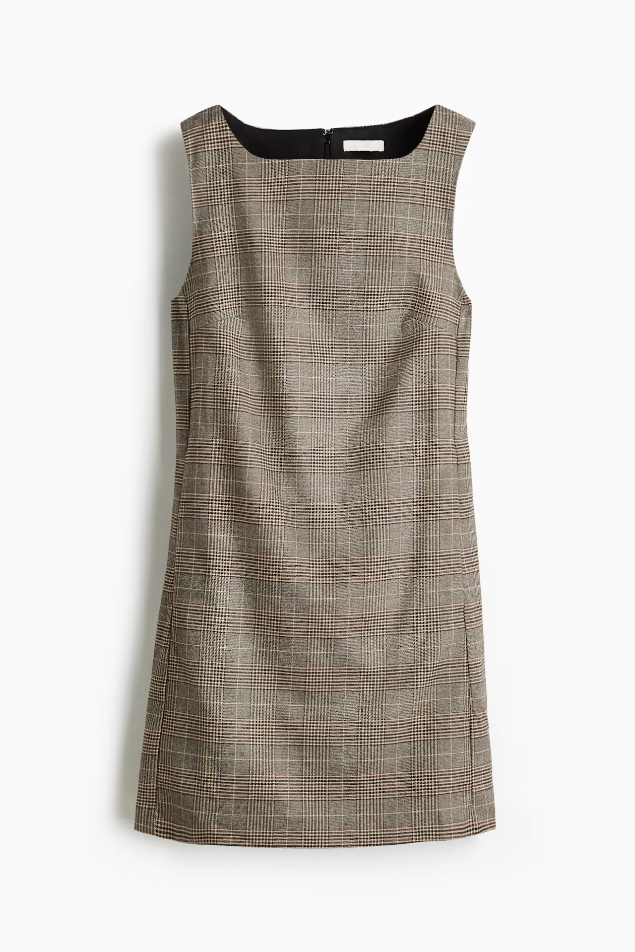 Shift Dress - Beige/plaid - Ladies | H&M US | H&M (US + CA)