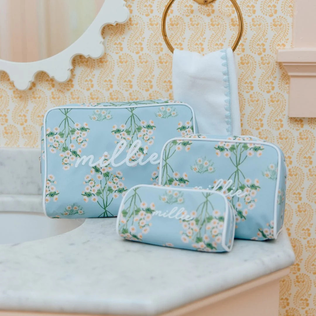 Small Patterned Toiletry Bag | Weezie Towels | Weezie Towels
