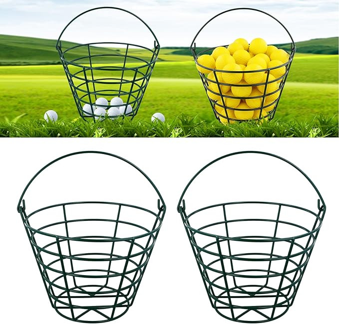 Roykaw Golf Ball Basket Bucket Container for 50 Balls,with Handle,Built to Last/Easy to Organize | Amazon (US)