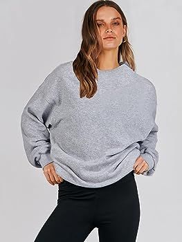 ANRABESS Womens Oversized Sweatshirts Turtleneck Pullover Long Sleeve Hoodies Tops Spring Outfits... | Amazon (US)