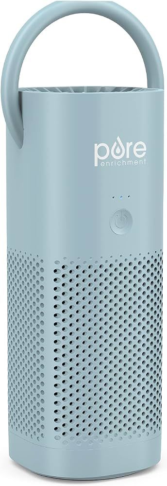Pure Enrichment® PureZone™ Mini Portable Air Purifier - Cordless True HEPA Filter Cleans Air &... | Amazon (US)