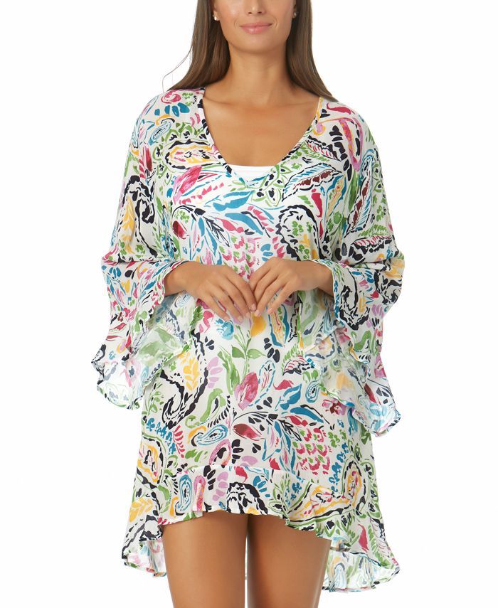 Paisley Floral Tunic Cover-Up | Macys (US)
