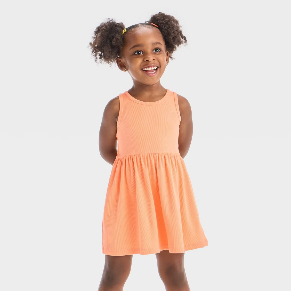 Toddler Girls' Ribbed Tank Dress - Cat & Jack™ Sky Blue 4T | Target
