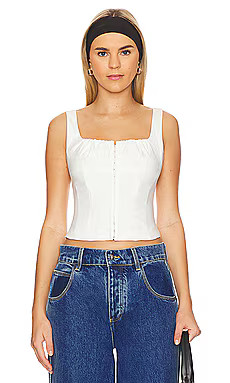 ASTR the Label Evetta Top in White from Revolve.com | Revolve Clothing (Global)