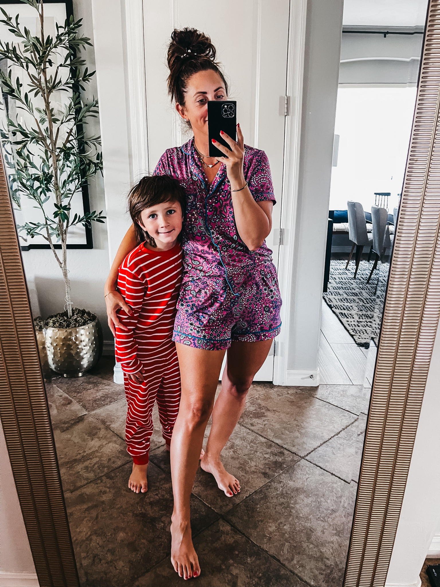 $17 pajama set! Has pockets, elastic waistband, functional buttons, and contrasting color piping! 💜🌸🪻🌺 // Wearing size small 

Summer pajama set, loungewear, summer pj’s, Walmart haul, Walmart fashion 

#LTKSaleAlert #LTKFindsUnder50 #LTKSummerSales