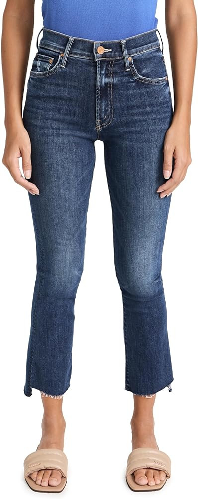 MOTHER Women's The Insider Crop Step Fray Jeans | Amazon (US)