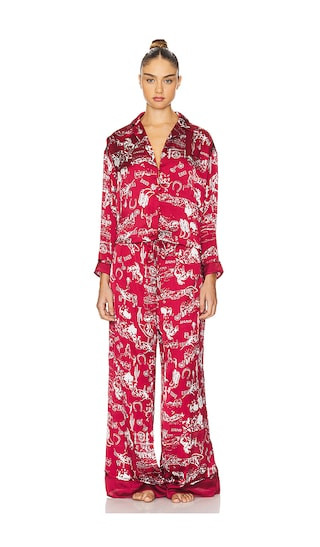 x Intimately FP x REVOLVE Dreamy Days Pj Set In Terracotta Combo | Revolve Clothing (Global)