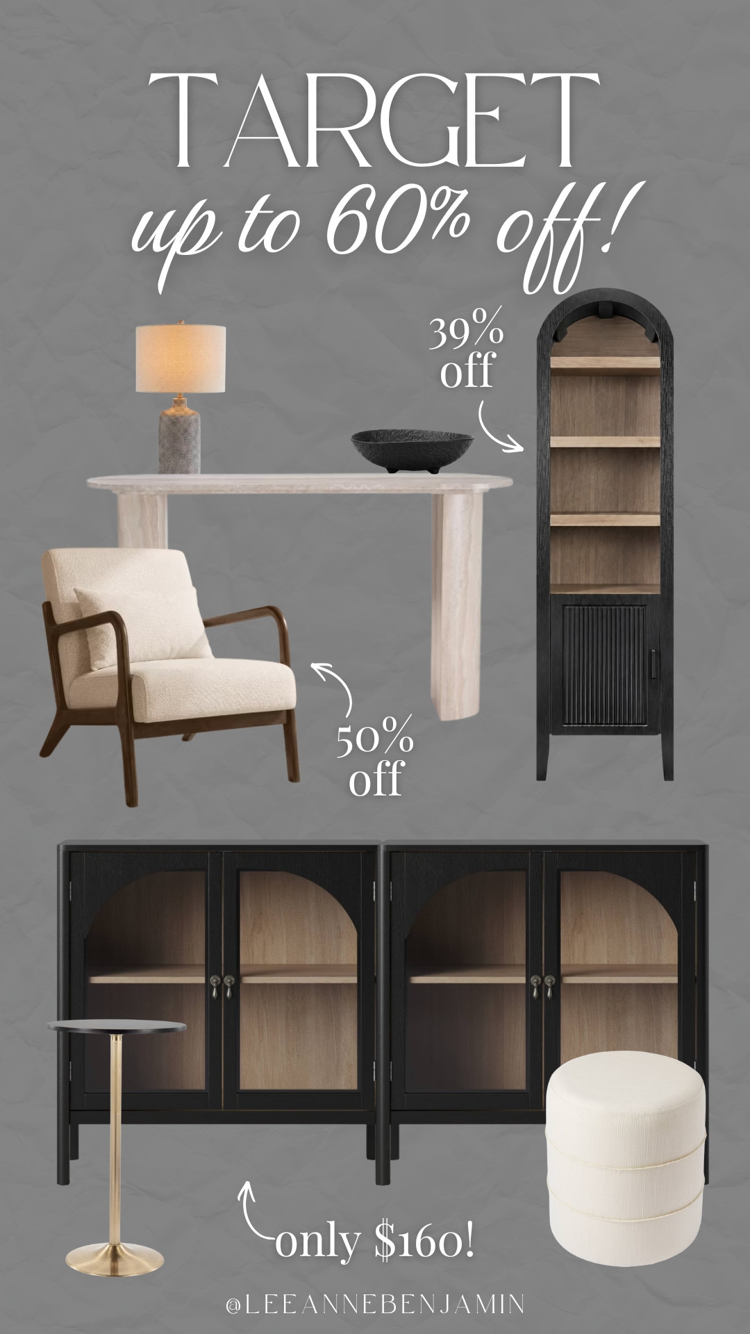 up to 60% off of furniture at Target!  

 #LTKOver40 #LTKHome #LTKSaleAlert