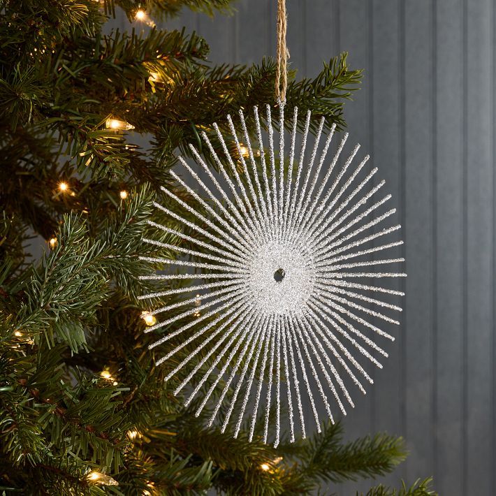 Glitter Sunburst Ornament | West Elm (US)