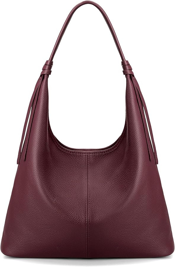 befen Genuine Leather Slouchy Hobo Purses for Women, Top Grain Real Leather Tote Handbags Shoulde... | Amazon (US)