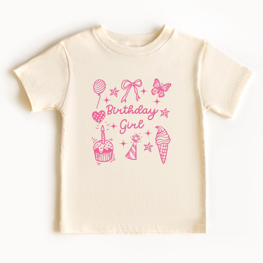 Toddler Birthday Shirt Girl Trendy Birthday Shirt 2 Year Old Girl Birthday T Shirt for 3 Year Old... | Etsy (US)