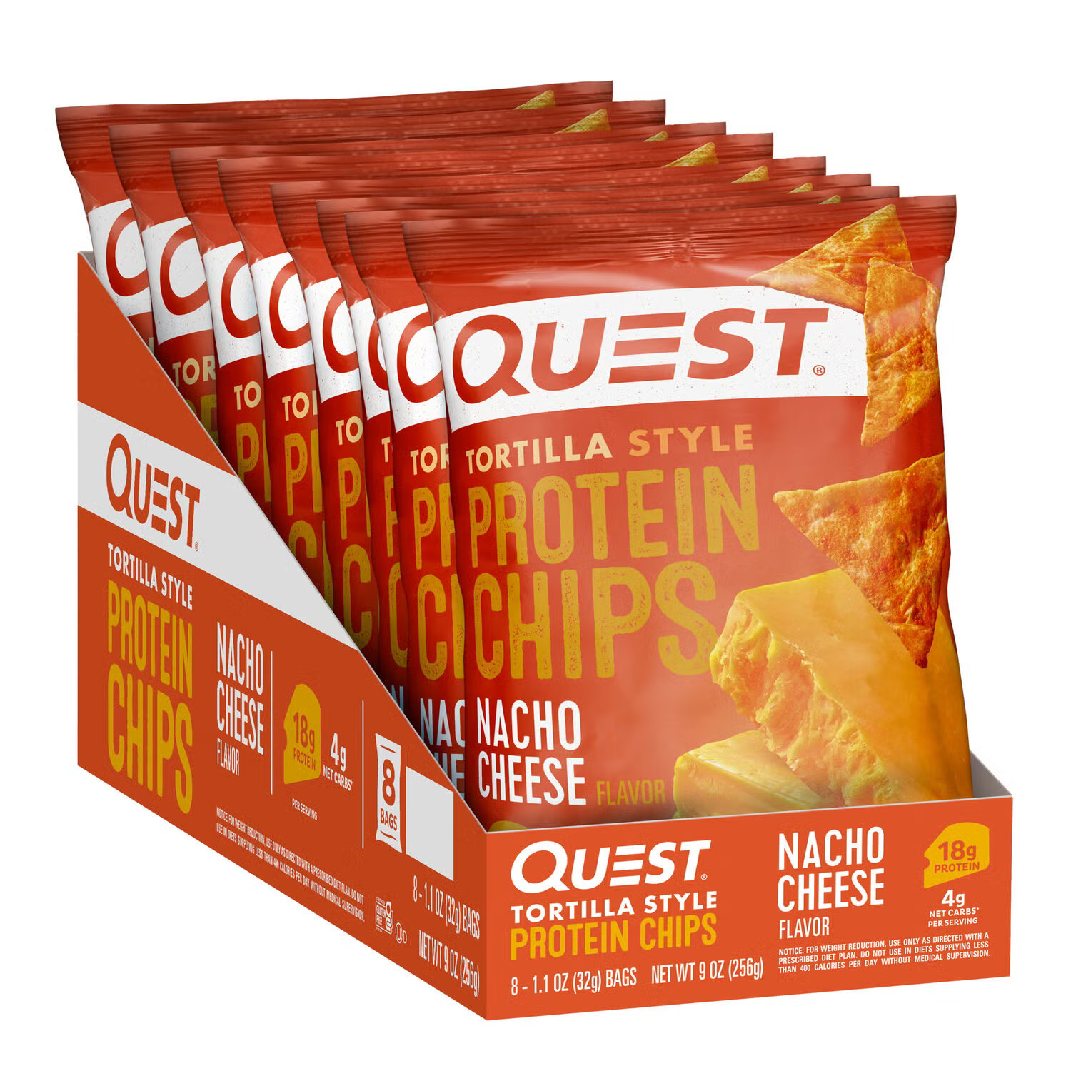 Quest® Tortilla Style Protein Chips - Nacho Cheese | GNC | GNC