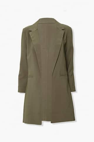 Notched Open-Front Blazer | Forever 21 (US)