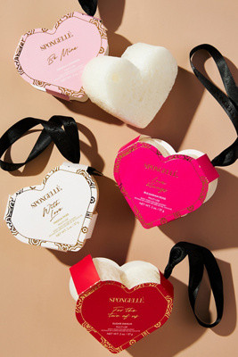 Spongellé Heart Body Buffer | Anthropologie (US)