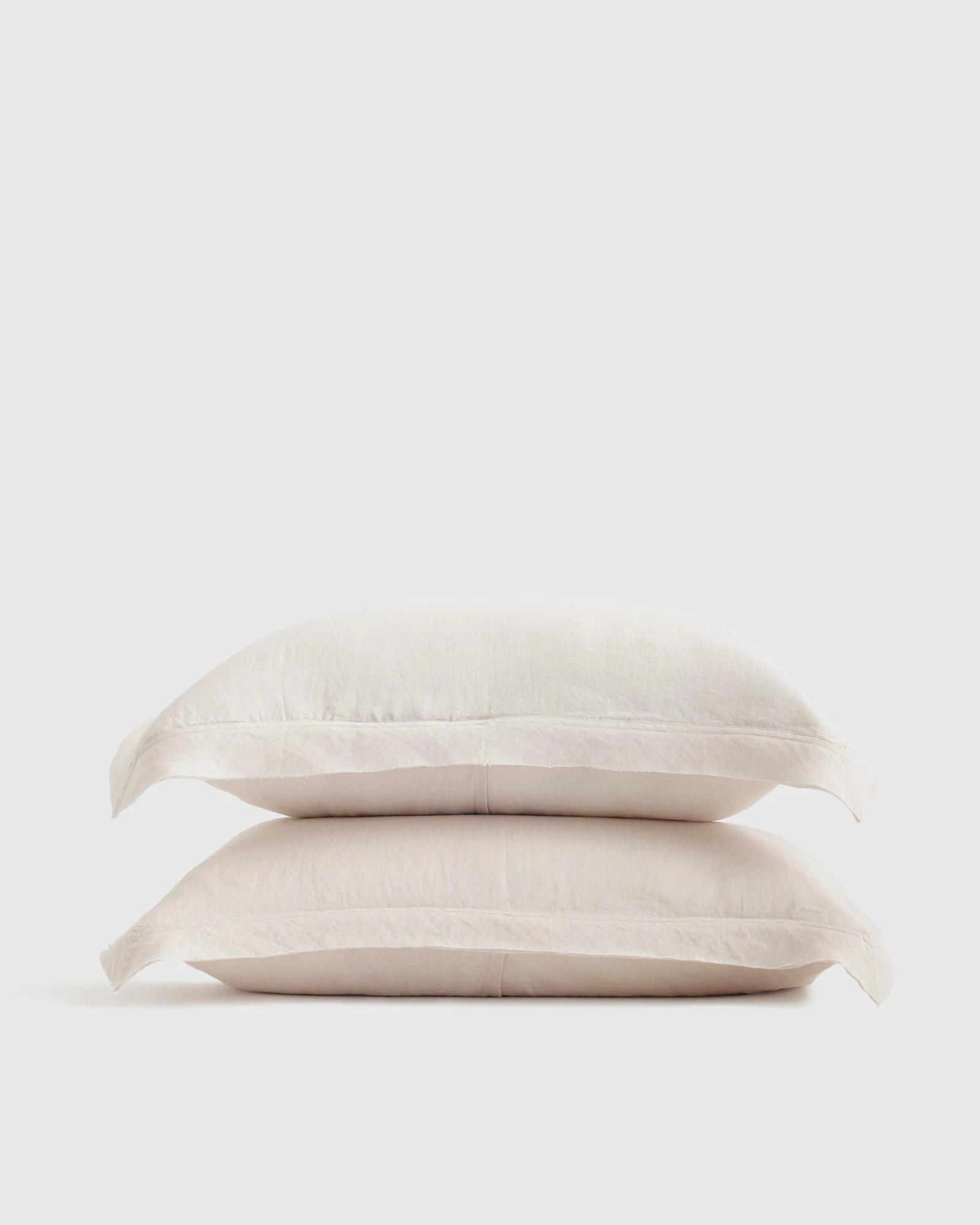 European Linen Double Flange Sham Set | Quince