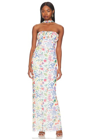 LPA Vittoria Maxi Dress in Buongiorno Multi from Revolve.com | Revolve Clothing (Global)