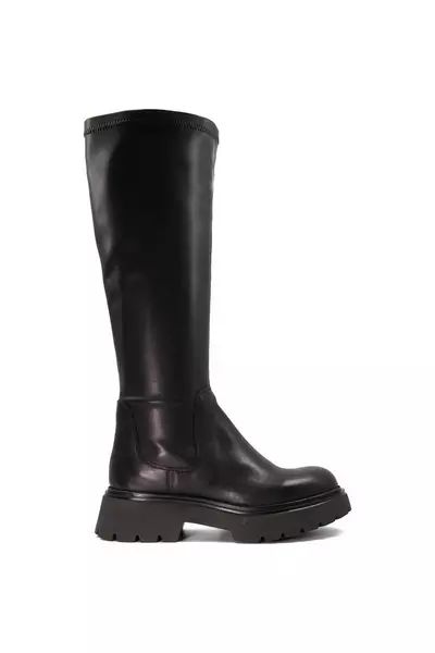 'Tilt' Leather Knee High Boots | Debenhams UK