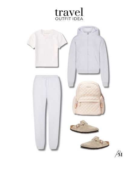 Travel outfit idea. I wore this on my flight to Dallas and it was so comfy! I love these Skims sweatpants and this MZ Wallace is a must-have. 

#LTKSeasonal #LTKstyletip #LTKtravel