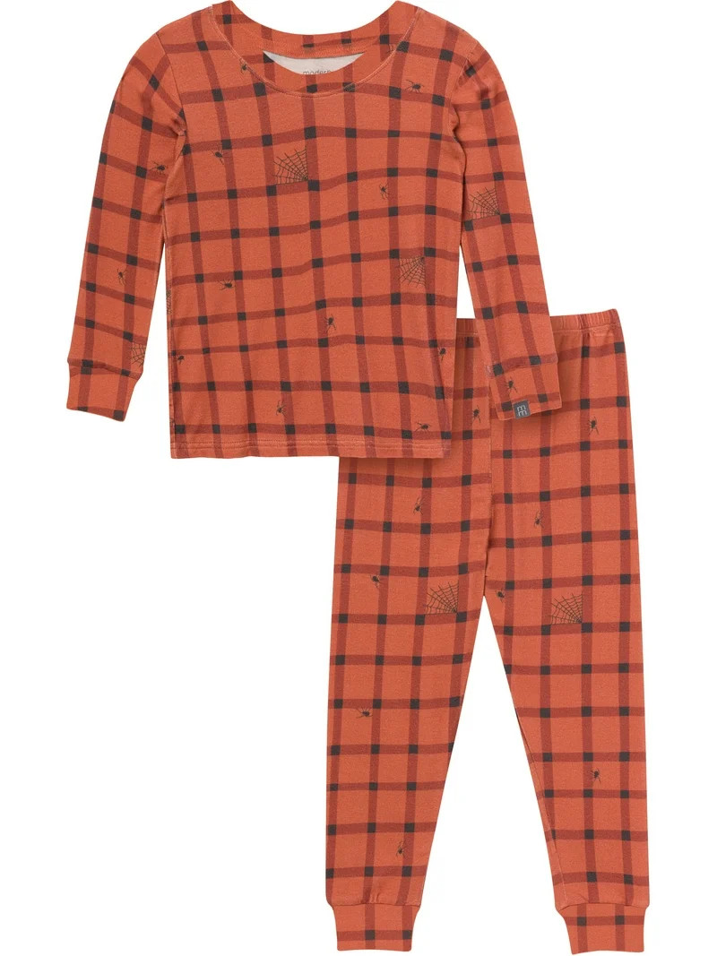 Modern Moments by Gerber Toddler Neutral Halloween Pajama Set, 2-Piece, Sizes 12M-5T | Walmart (US)