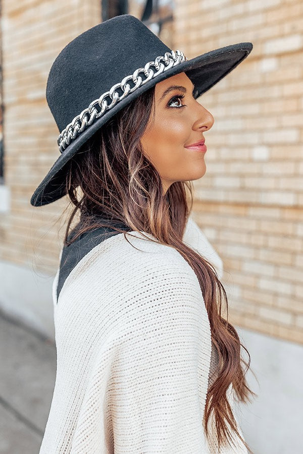 Bonjour Brunch Felt Fedora In Black • Impressions Online Boutique | Impressions Online Boutique
