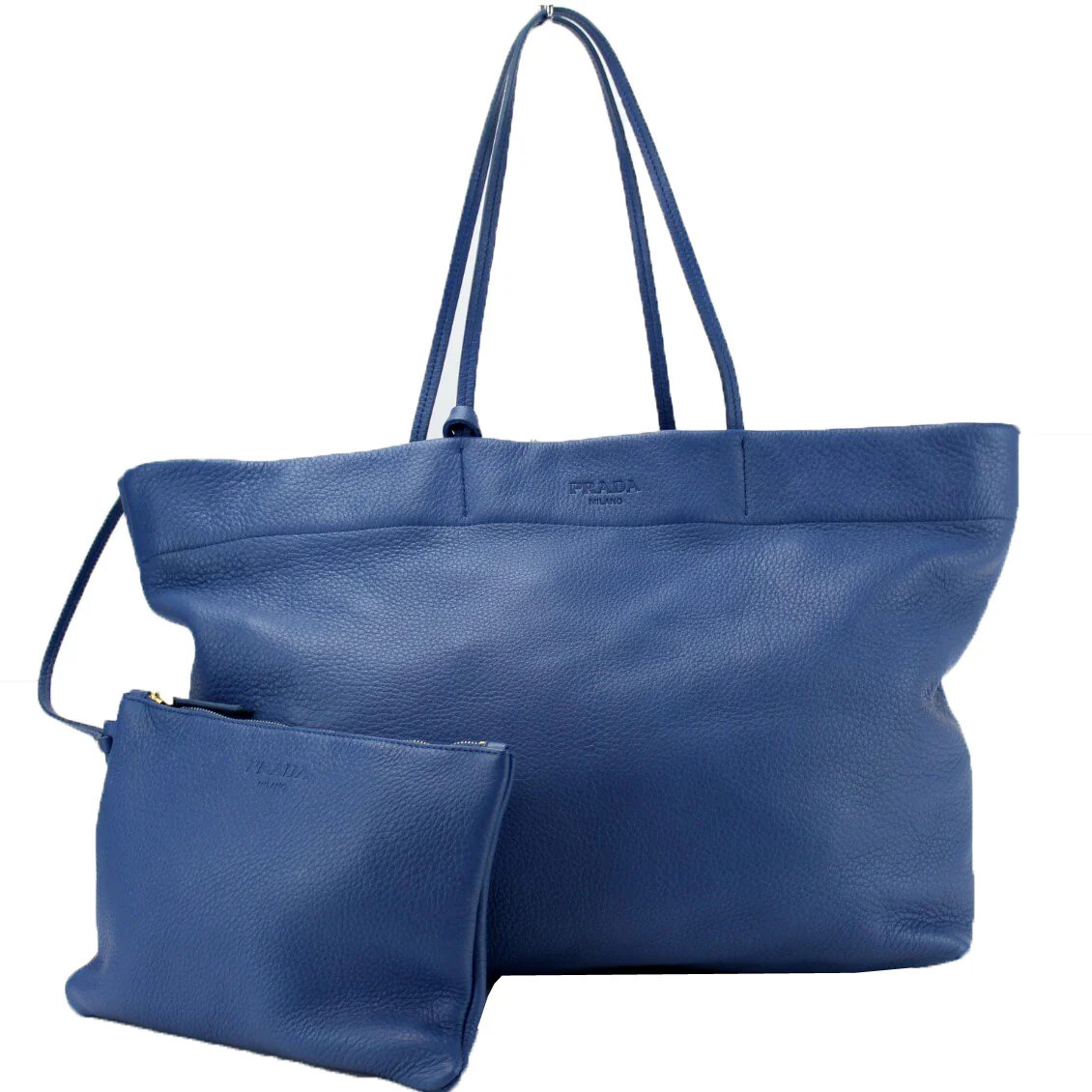 Leather Tote W/ Pouch (PL1) | Keeks Designer Handbags