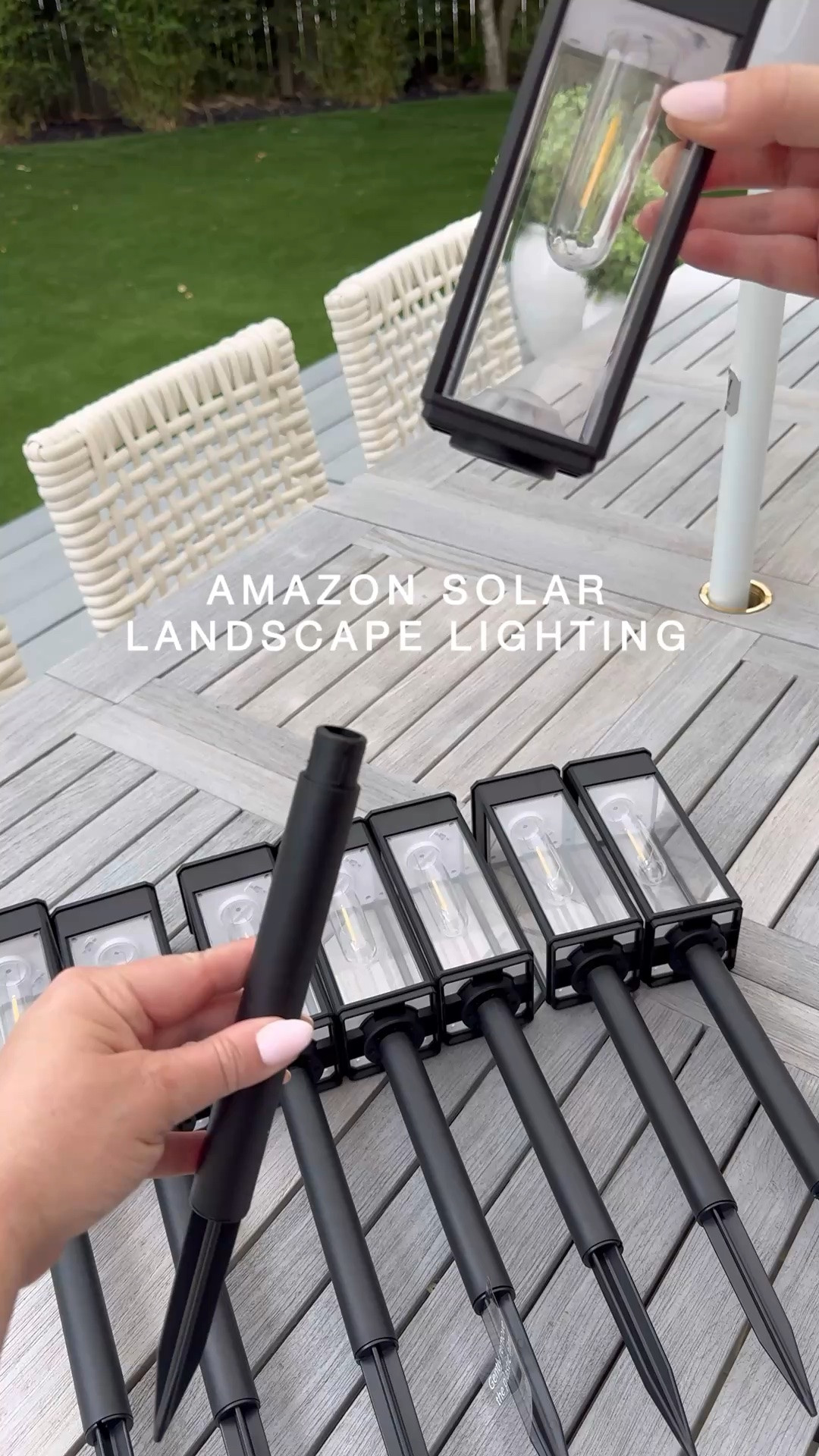 Low maintenance cordless, solar powered landscape lights turn your yard, pathways and home into a glowing paradise at night!

#LTKHome
