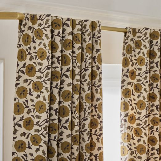 Laney Floral Curtain | West Elm (US)