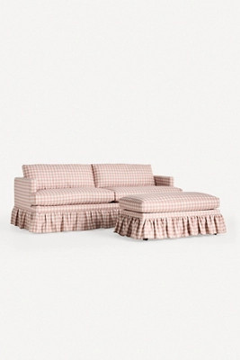 Bowen Ruffle Skirted Sofa | Anthropologie (US)