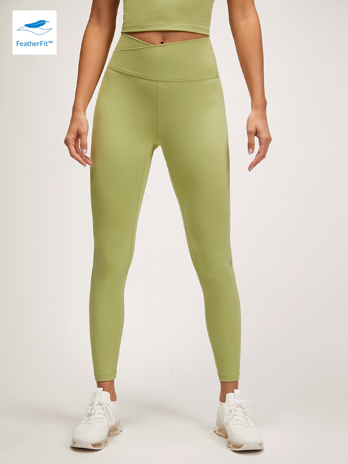 GLOWMODE FeatherFit™ Crossover Leggings | SHEIN