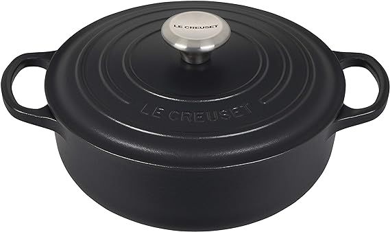 Le Creuset Enameled Cast Iron Signature Sauteuse Oven, 3.5 qt., Licorice | Amazon (US)