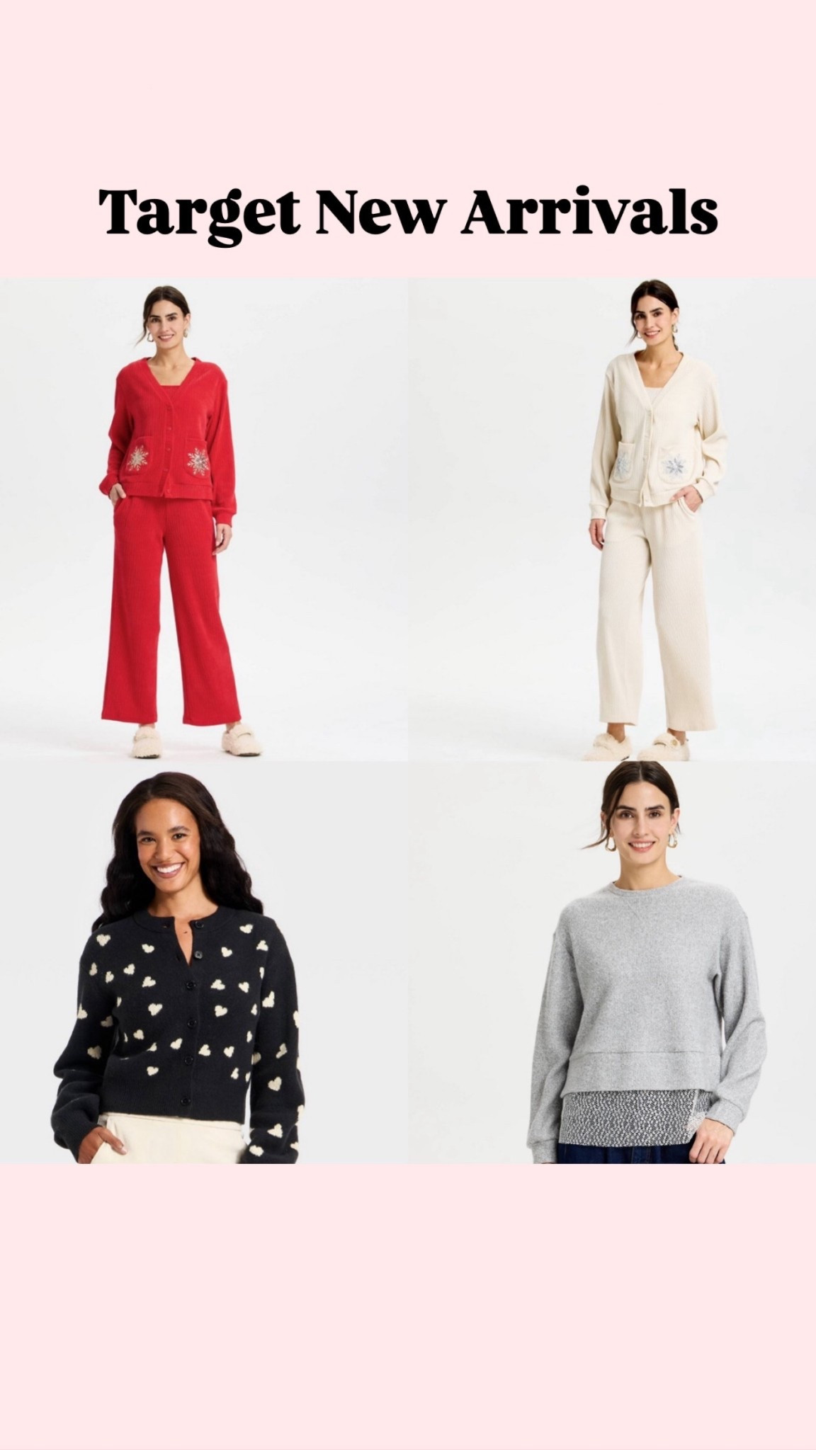 Target new arrivals 
Matching sets and tops

#LTKHoliday #LTKFindsUnder50