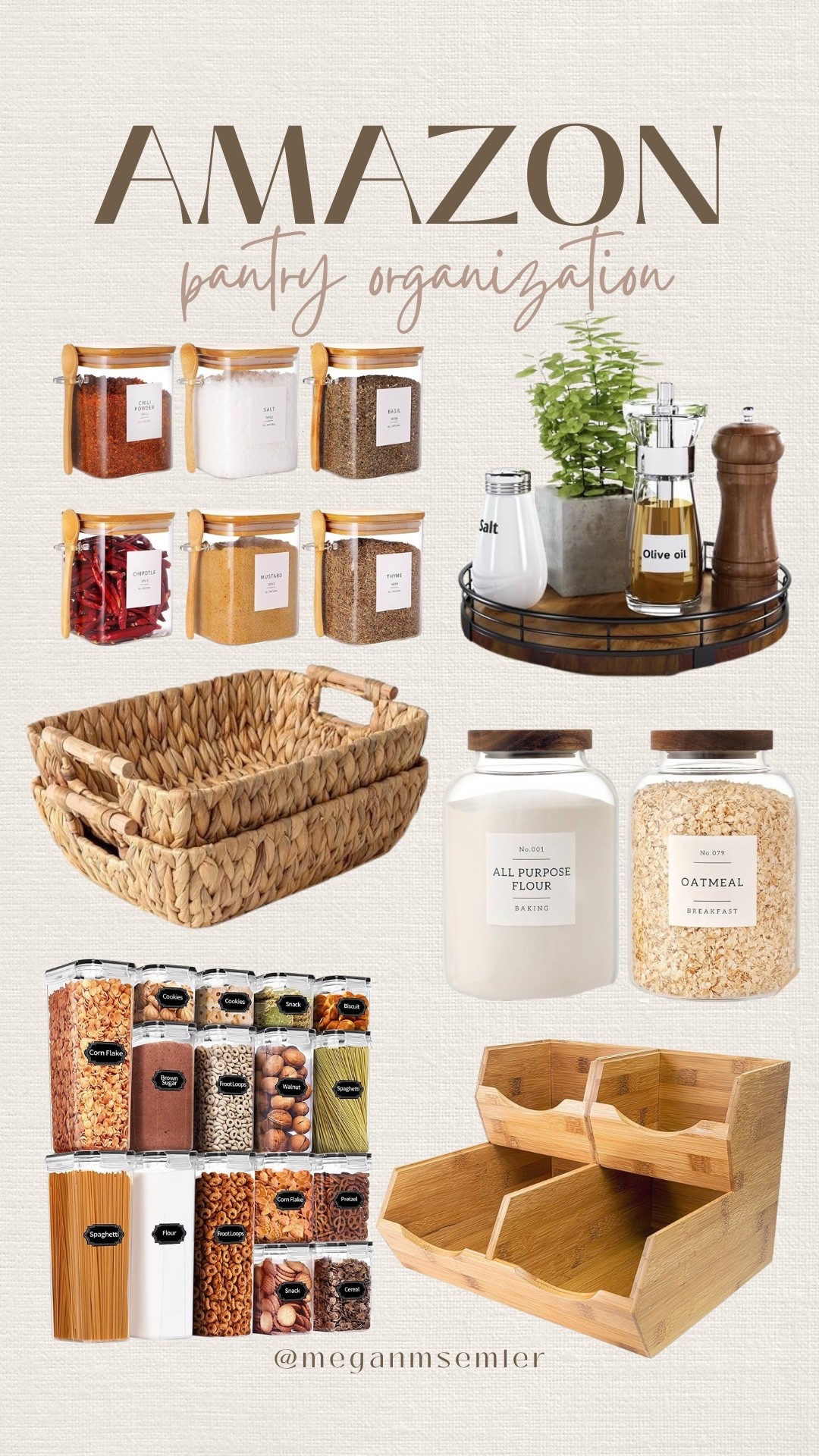 Amazon pantry organization 

#LTKHome #LTKSeasonal