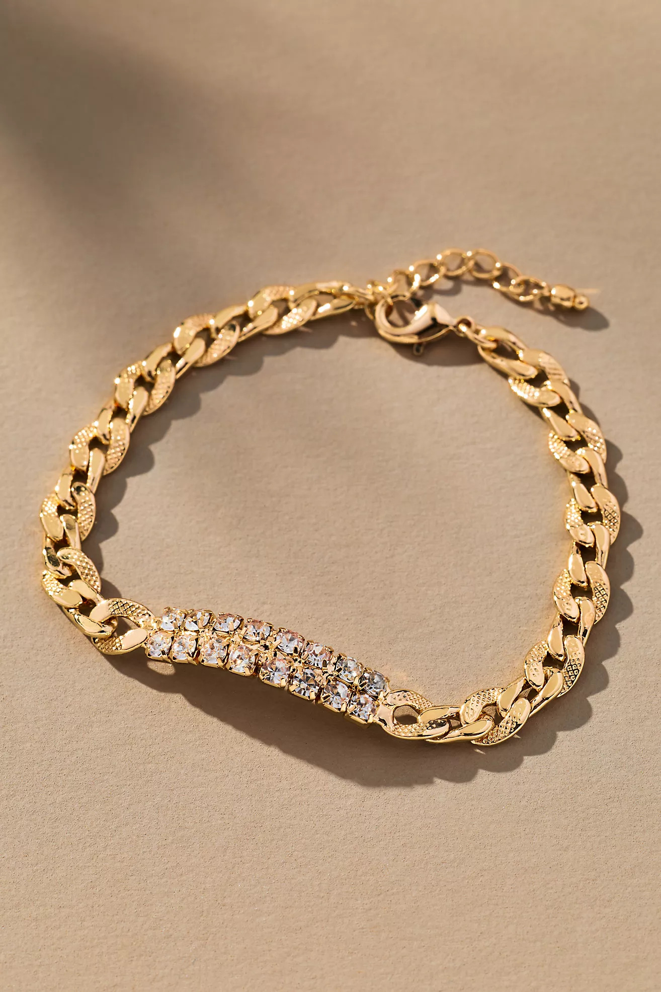 Crystal Chain Bracelet | Anthropologie (US)
