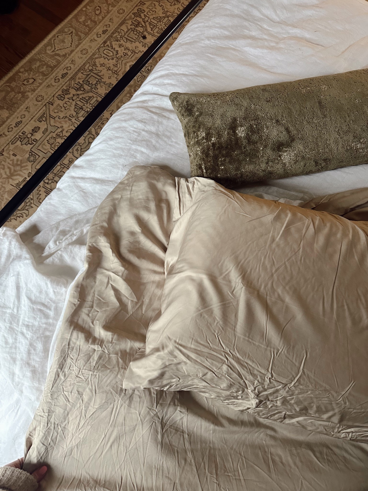 Coziest sheets. I go to bed feeling like a queen! 